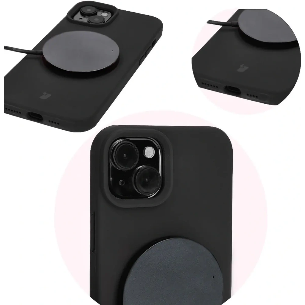 Hurtownia GSM - Bizon Soft Case Apple iPhone 15 Plus negru - BIZ5806 - {ean13} - Hurt