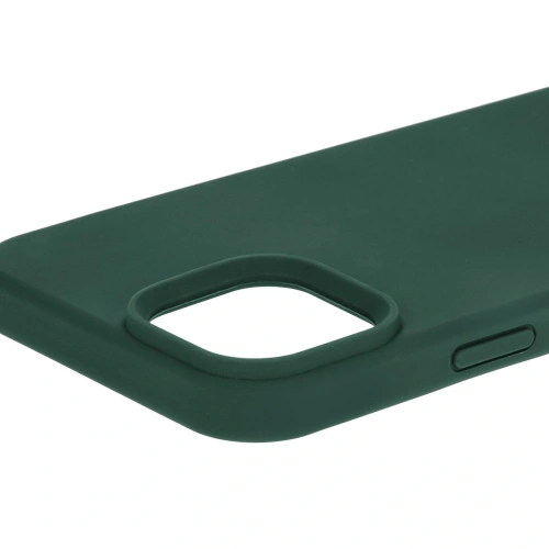 Silikonowe etui Bizon Soft Case do Apple iPhone 15 Plus ciemnozielone