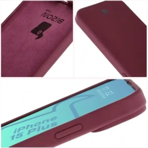 Hurtownia GSM - Bizon Soft Case Apple iPhone 15 Plus violet închis - BIZ6022 - {ean13} - Hurt