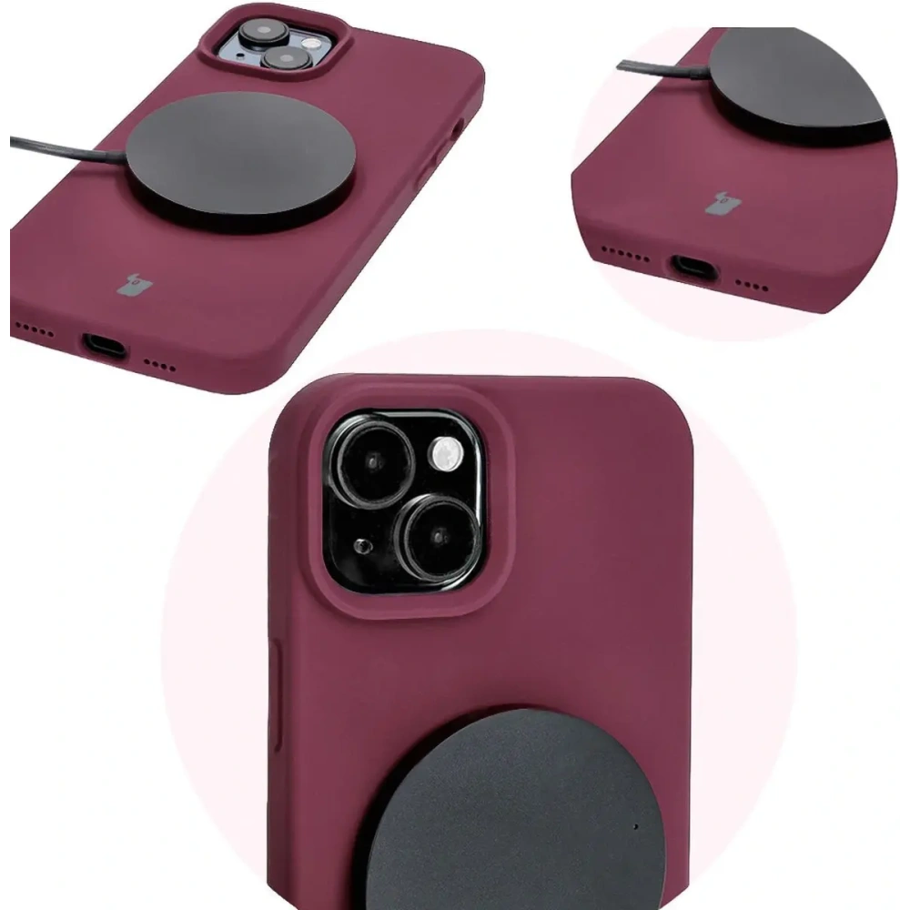 Hurtownia GSM - Bizon Soft Case Apple iPhone 15 Plus violet închis - BIZ6022 - {ean13} - Hurt
