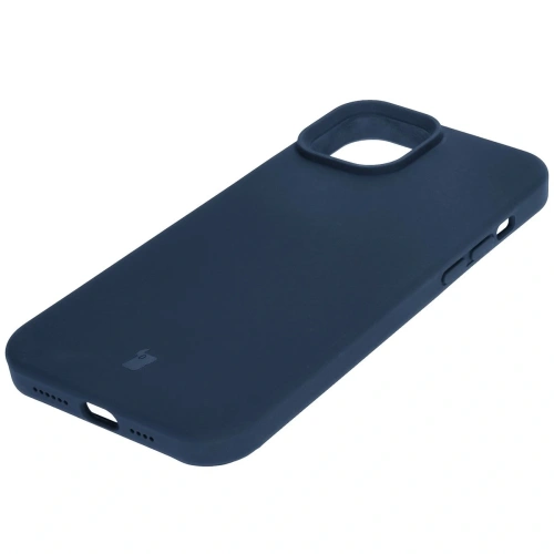 Silikonowe etui Bizon Soft Case do Apple iPhone 15 Plus ciemnoniebieskie