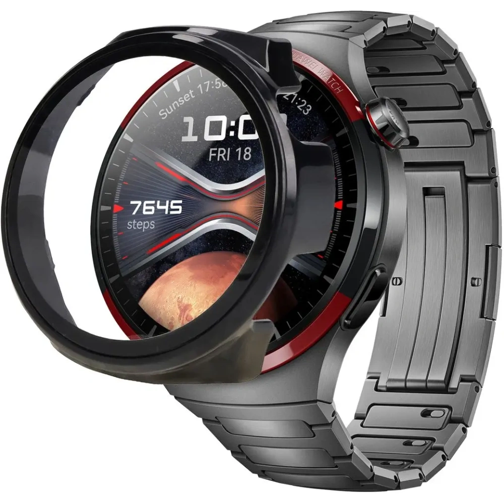 Hurtownia GSM - Bizon Case+Glass Óra Huawei Watch 4 Pro Space Edition fekete - BIZ6024 - {ean13} - Hurt