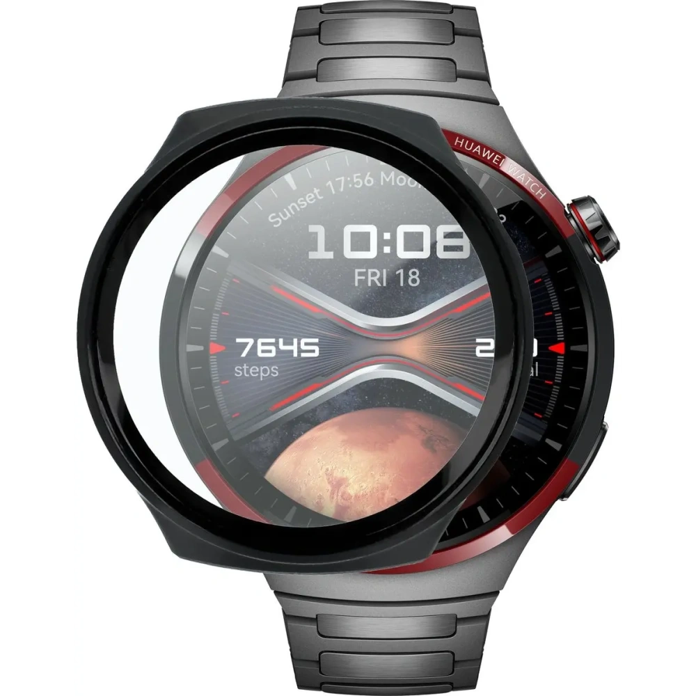Hurtownia GSM - Bizon Case+Glass Óra Huawei Watch 4 Pro Space Edition fekete - BIZ6024 - {ean13} - Hurt