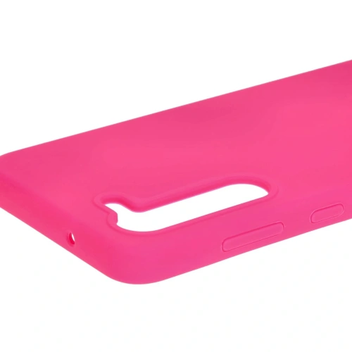 Silikonowe etui Bizon Soft Case do Samsung Galaxy S23 neonowo-różowe