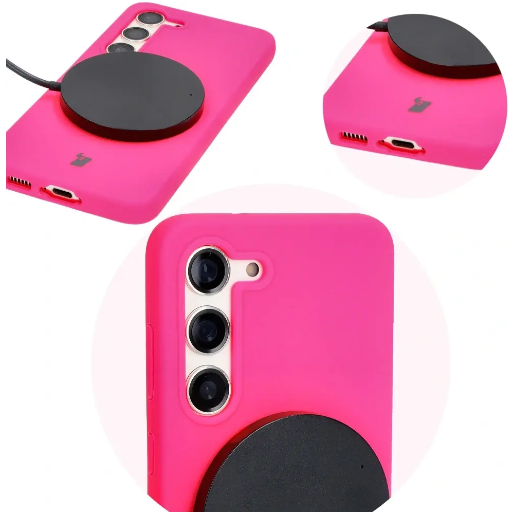 Hurtownia GSM - Bizon Soft Case Samsung Galaxy S23 neon rózsaszín - BIZ5819 - {ean13} - Hurt