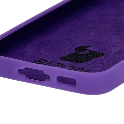 Silikonowe etui Bizon Soft Case do Samsung Galaxy S23 fioletowe