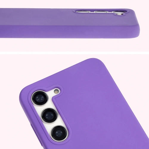 Silikonowe etui Bizon Soft Case do Samsung Galaxy S23 fioletowe