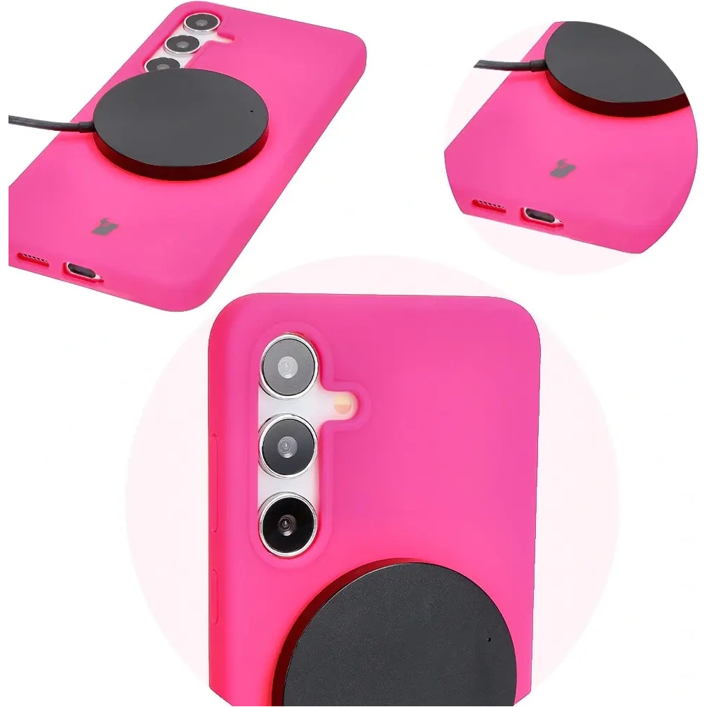 Hurtownia GSM - Bizon Soft Case Samsung Galaxy S24 Plus roz neon - BIZ6031 - {ean13} - Hurt