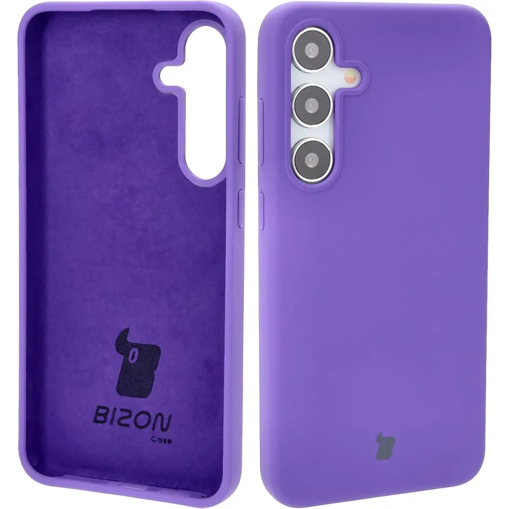 Hurtownia GSM - Silikonowe etui Bizon Soft Case do Samsung Galaxy S24 Plus fioletowe - BIZ5823 - {ean13} - Hurt
