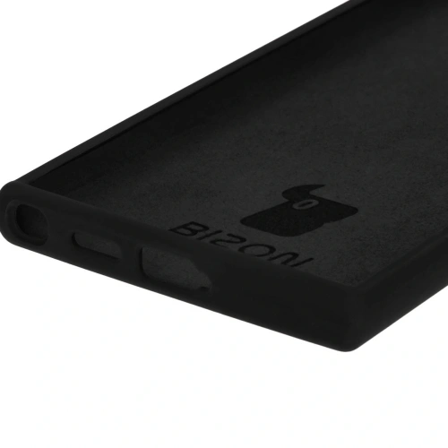 Silikonowe etui Bizon Soft Case do Samsung Galaxy S24 Ultra czarne