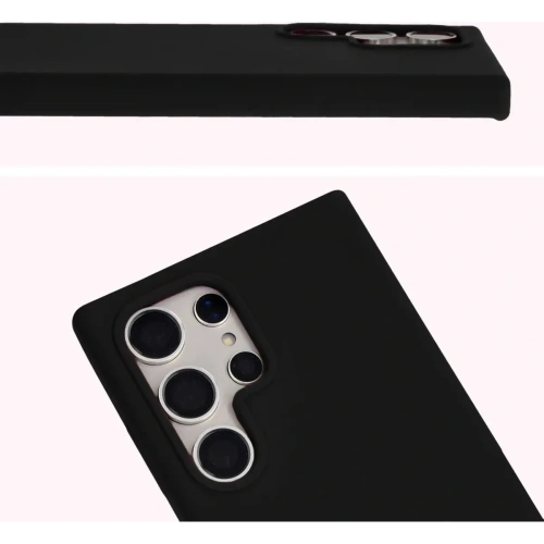 Silikonowe etui Bizon Soft Case do Samsung Galaxy S24 Ultra czarne