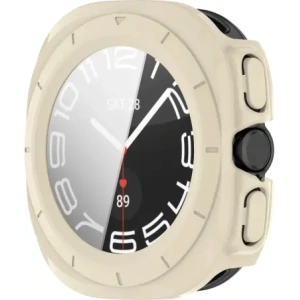 Hurtownia GSM - Etui se sklem na hodinky Bizon Case+Glass Watch pro Samsung Galaxy Watch Ultra 47 mm béžové - BIZ6036 - {ean13} - Hurt
