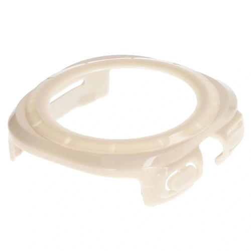 Etui ze szkłem do zegarka Bizon Case+Glass Watch do Samsung Galaxy Watch Ultra 47 mm beżowe