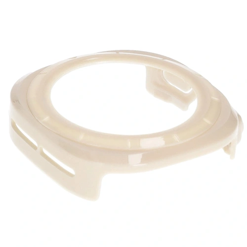 Etui ze szkłem do zegarka Bizon Case+Glass Watch do Samsung Galaxy Watch Ultra 47 mm beżowe