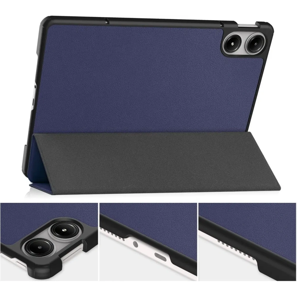 Hurtownia GSM - Etui s klopou Bizon Case Tab Croc pro Xiaomi Redmi Pad Pro 12.1 modré - BIZ6037 - {ean13} - Hurt