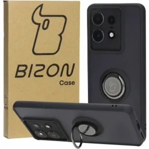 Hurtownia GSM - Bizon Case Hybrid Ring Motorola Edge 50 Pro rauchig mit einem schwarzen Rahmen - BIZ6038 - {ean13} - Hurt