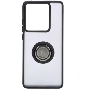 Hurtownia GSM - Bizon Case Hybrid Ring Motorola Edge 50 Pro rauchig mit einem schwarzen Rahmen - BIZ6038 - {ean13} - Hurt