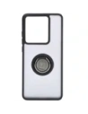 Hurtownia GSM - Etui s úchopem na prst Bizon Case Hybrid Ring pro Motorola Edge 50 Pro kouřové s černým rámem - BIZ6038 - {ean13} - Hurt
