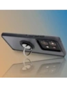 Hurtownia GSM - Etui s úchopem na prst Bizon Case Hybrid Ring pro Motorola Edge 50 Pro kouřové s černým rámem - BIZ6038 - {ean13} - Hurt