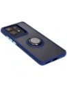 Hurtownia GSM - Etui z uchwytem na palec Bizon Case Hybrid Ring do Motorola Edge 50 Pro przydymione z granatową ramką - BIZ5832 - {ean13} - Hurt