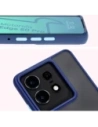 Hurtownia GSM - Etui z uchwytem na palec Bizon Case Hybrid Ring do Motorola Edge 50 Pro przydymione z granatową ramką - BIZ5832 - {ean13} - Hurt