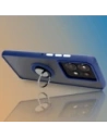 Hurtownia GSM - Etui z uchwytem na palec Bizon Case Hybrid Ring do Motorola Edge 50 Pro przydymione z granatową ramką - BIZ5832 - {ean13} - Hurt