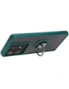 Hurtownia GSM - Etui z uchwytem na palec Bizon Case Hybrid Ring do Motorola Edge 50 Pro przydymione z ciemnozieloną ramką - BIZ5833 - {ean13} - Hurt