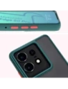Hurtownia GSM - Etui z uchwytem na palec Bizon Case Hybrid Ring do Motorola Edge 50 Pro przydymione z ciemnozieloną ramką - BIZ5833 - {ean13} - Hurt