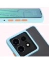 Hurtownia GSM - Bizon Case Hybrid Gyűrű Motorola Edge 50 Pro füstös színben, világoskék kerettel - BIZ6042 - {ean13} - Hurt