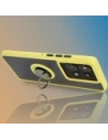 Hurtownia GSM - Bizon Case Hybrid Gyűrű Motorola Edge 50 Pro füstös színben sárga kerettel - BIZ5839 - {ean13} - Hurt
