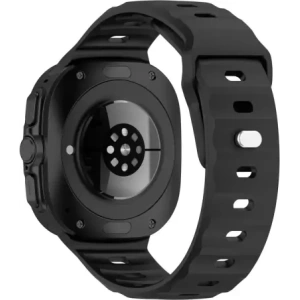 Hurtownia GSM - Silikonový pásek Bizon Strap Watch Silicone do Samsung Galaxy Watch Ultra 47 mm černý - BIZ5840 - {ean13} - Hurt