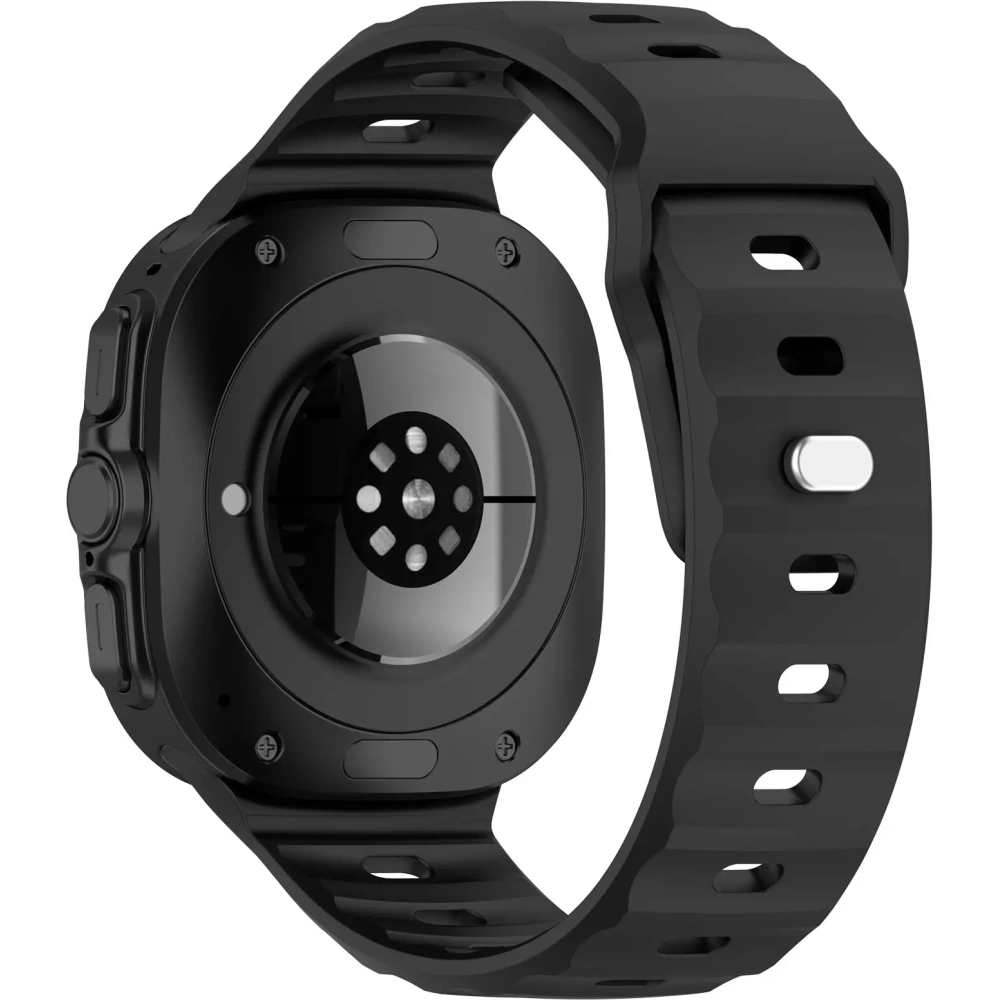Hurtownia GSM - Ceas cu curea din silicon Bizon Samsung Galaxy Watch Ultra 47 mm negru - BIZ5840 - {ean13} - Hurt