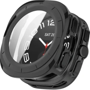 Hurtownia GSM - Etui se sklem na hodinky Bizon Case+Glass Watch do Samsung Galaxy Watch Ultra 47 mm černé - BIZ6047 - {ean13} - Hurt