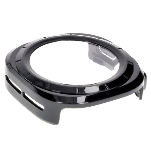 Etui ze szkłem do zegarka Bizon Case+Glass Watch do Samsung Galaxy Watch Ultra 47 mm czarne