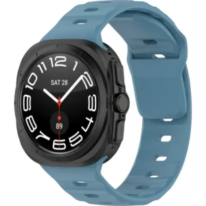 Hurtownia GSM - Silikonový pásek Bizon Strap Watch Silicone pro Samsung Galaxy Watch Ultra 47 mm modrý - BIZ5844 - {ean13} - Hurt