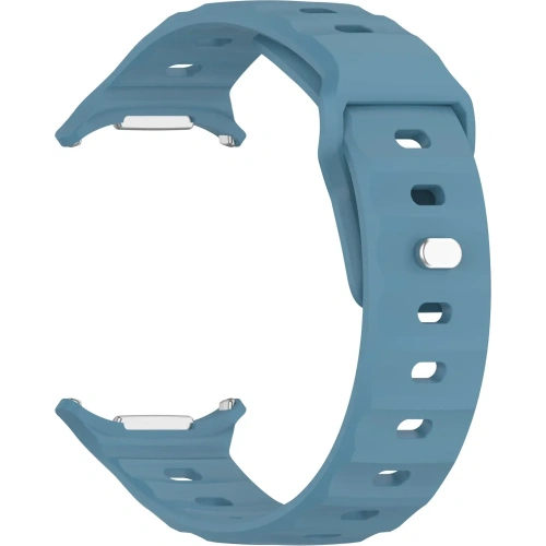 Silikonowy pasek Bizon Strap Watch Silicone do Samsung Galaxy Watch Ultra 47 mm niebieski