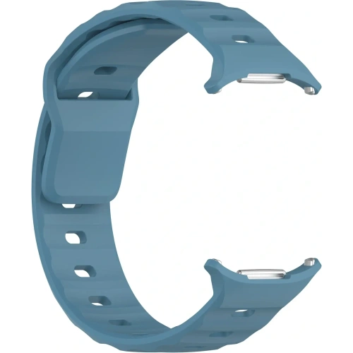 Silikonowy pasek Bizon Strap Watch Silicone do Samsung Galaxy Watch Ultra 47 mm niebieski