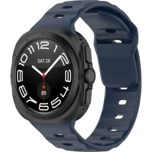 Hurtownia GSM - Silikonový pásek Bizon Strap Watch Silicone do Samsung Galaxy Watch Ultra 47 mm modrý - BIZ6049 - {ean13} - Hurt