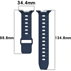 Hurtownia GSM - Silikonový pásek Bizon Strap Watch Silicone do Samsung Galaxy Watch Ultra 47 mm modrý - BIZ6049 - {ean13} - Hurt