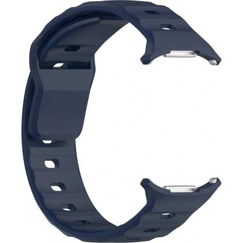 Silikonowy pasek Bizon Strap Watch Silicone do Samsung Galaxy Watch Ultra 47 mm granatowy