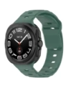 Bizon Strap-Uhr Silikon Samsung Galaxy Watch Ultra 47 mm dunkelgrün