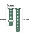 Hurtownia GSM - Silikonový pásek Bizon Strap Watch Silicone do Samsung Galaxy Watch Ultra 47 mm tmavě zelený - BIZ6050 - {ean13} - Hurt