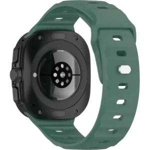 Hurtownia GSM - Silikonový pásek Bizon Strap Watch Silicone do Samsung Galaxy Watch Ultra 47 mm tmavě zelený - BIZ6050 - {ean13} - Hurt
