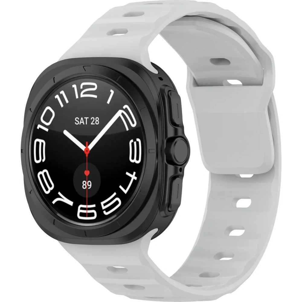 Hurtownia GSM - Bizon Strap Watch Silicone Samsung Galaxy Watch Ultra 47 mm hellgrau - BIZ6051 - {ean13} - Hurt