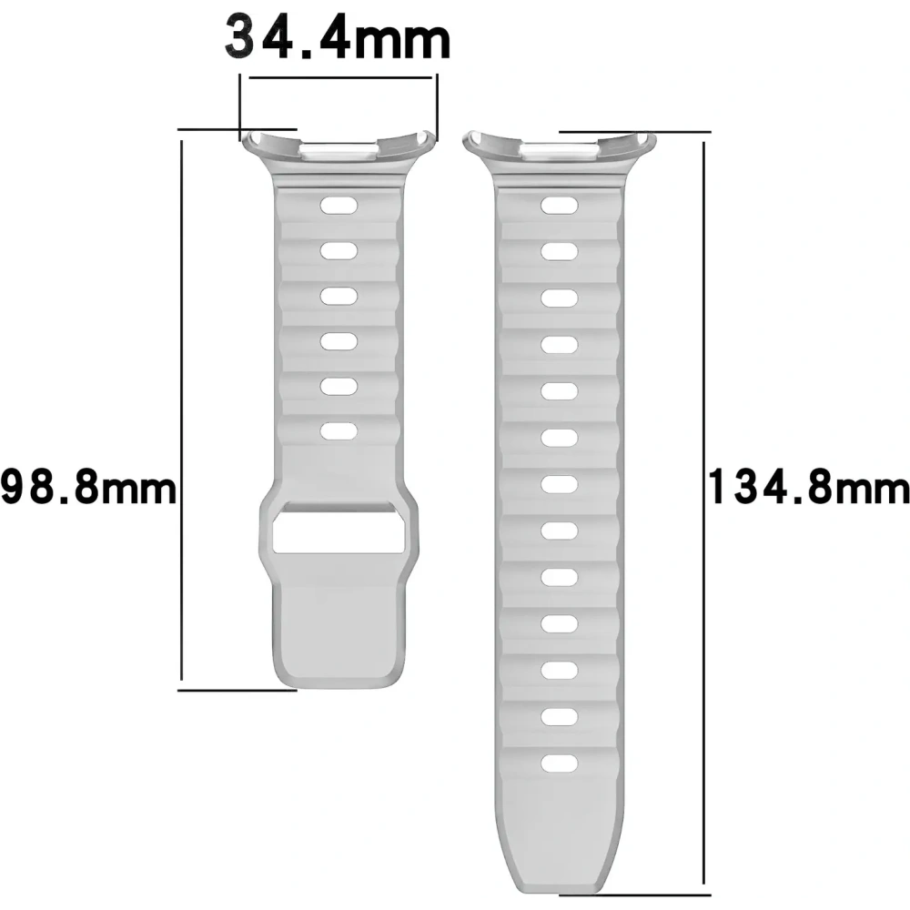 Hurtownia GSM - Bizon Strap Watch Silicone Samsung Galaxy Watch Ultra 47 mm hellgrau - BIZ6051 - {ean13} - Hurt