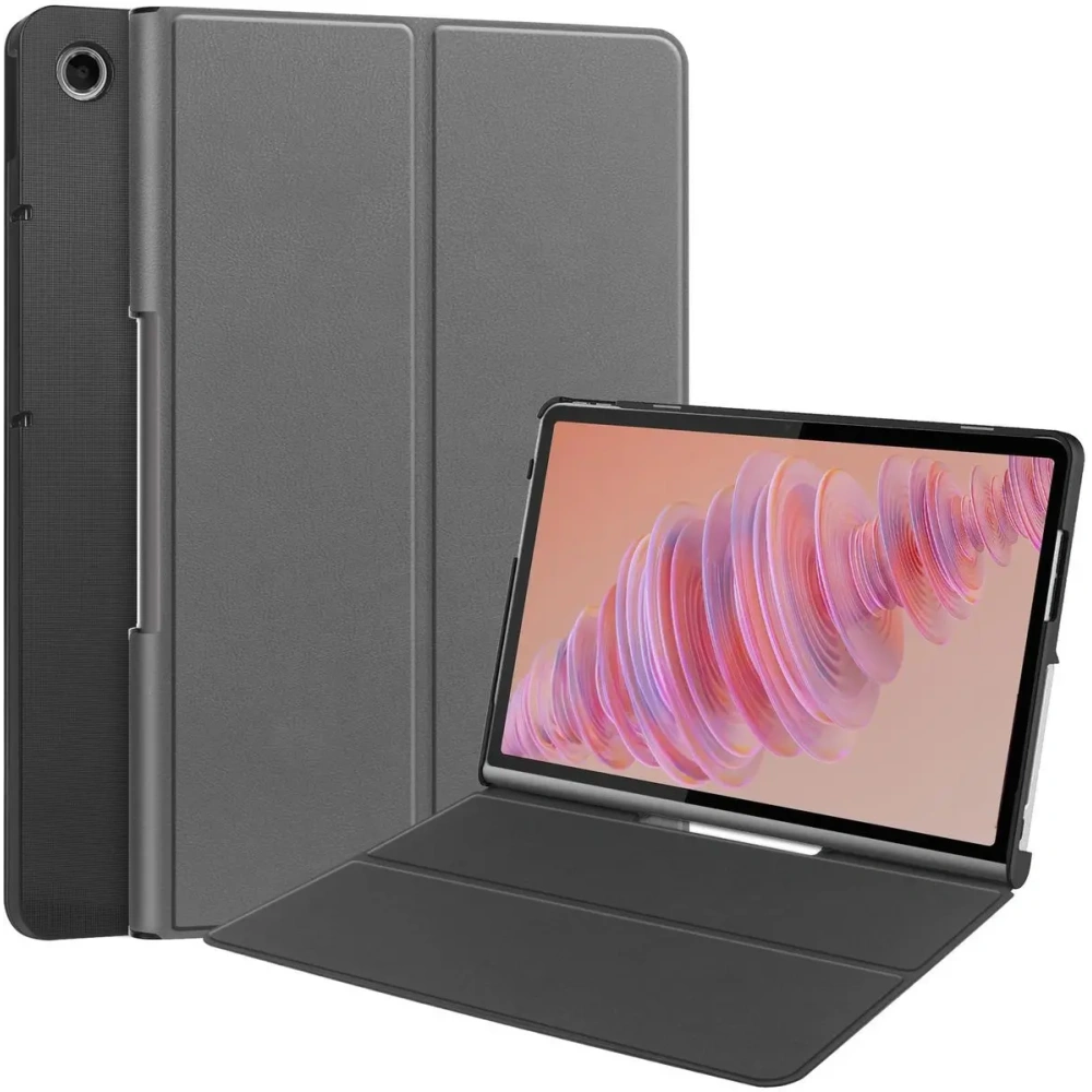 Hurtownia GSM - Etui z klapką Bizon Case Tab Croc do Lenovo Tab Plus 11.5" 2024 szare - BIZ6053 - {ean13} - Hurt