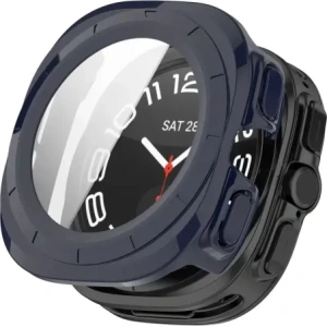 Hurtownia GSM - Etui se sklem na hodinky Bizon Case+Glass Watch pro Samsung Galaxy Watch Ultra 47 mm modré - BIZ5859 - {ean13} - Hurt