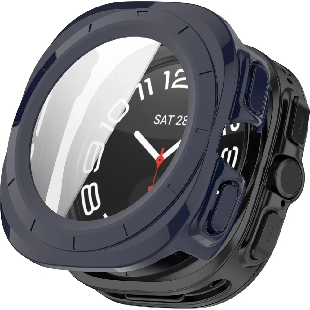 Hurtownia GSM - Bizon Case+Glass Uhr Samsung Galaxy Uhr Ultra 47 mm blau - BIZ5859 - {ean13} - Hurt