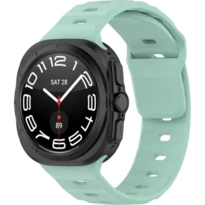 Hurtownia GSM - Silikonový pásek Bizon Strap Watch Silicone do Samsung Galaxy Watch Ultra 47 mm mátový - BIZ5861 - {ean13} - Hurt