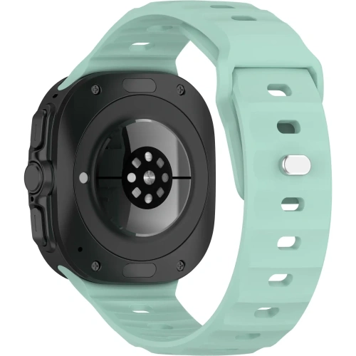 Silikonowy pasek Bizon Strap Watch Silicone do Samsung Galaxy Watch Ultra 47 mm miętowy